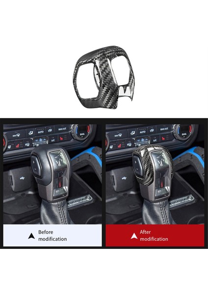 Ford Bronco 2021 2022 2023 Iç Aksesuarlar Için Karbon Fiber Araba Dişli Vites Değiştirici Kafa Dekorasyon Kabuğu Kapağı (Yurt Dışından) fiyatları