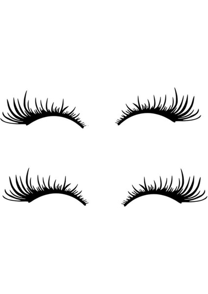 Araba Far Kirpik Far Çıkartmaları, Kirpik Araç Gövde Çıkartması, Araba Dekorasyonu Için Önlük Çıkartması 2 Çift (Yurt Dışından) indirimleri