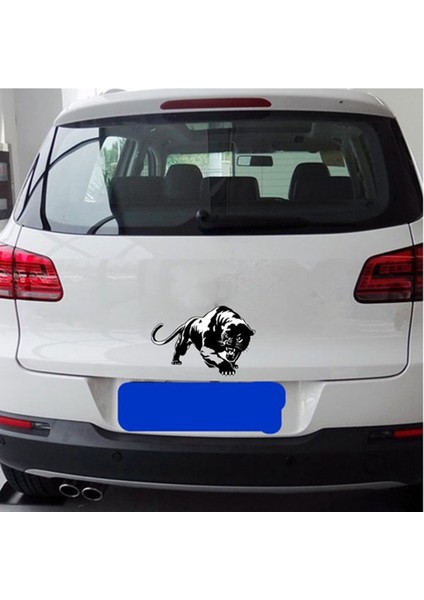 2x Tiger Araba Sticker Serin Çıkartmalar Vinil Su Geçirmez Otomatik Ayarlama Stil Siyah (Yurt Dışından) indirimleri