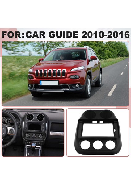 2 Dın 10.1 Inç Araba Radyo Kurulumu Android Gps Mp5 Fasya Panel Çerçevesi Jeep Dash Mount Kiti Sol Sürücü (Yurt Dışından) fırsatları