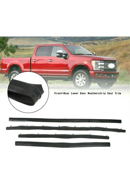 4pcs Ön Arka Alt Kapı Havalı Ford F250 F350 F450 Süper Görev 1999-2016 F81Z2520758AA, 1C3Z-26253A24-A (Yurt Dışından) fırsatları