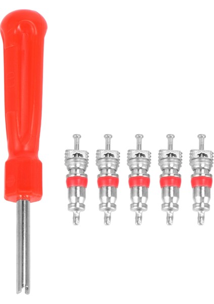 Araç Bisikleti Motosiklet Için Alet Demonte Valf Lastik + 5 Valf (Yurt Dışından)