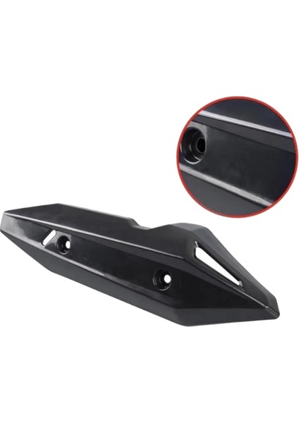 Motosiklet Egzoz Borusu Kapak Koruyucusu Isı Kalkanı Honda Için Anti-Ölçeklendirme Kabuğu CLICK150I CLICK125I Click 150I 125I Siyah (Yurt Dışından) modelleri