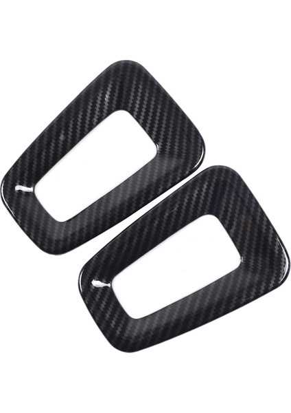 Rivian Için R1T R1S 2022 2023 2024 Koltuk Kancası Kapak Dekoratif Panel Çerçevesi Döşeme Karbon Fiber (Yurt Dışından)