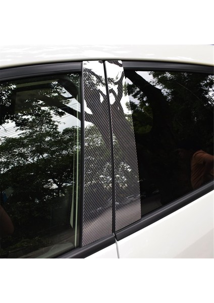 Subaru Crosstrek Için 2023 2024 Araba B Sütun Destekleri Kapı Pencere Dışarı Dekorasyon Sticker Aksesuarları, Karbon Fiber (Yurt Dışından) fırsatları