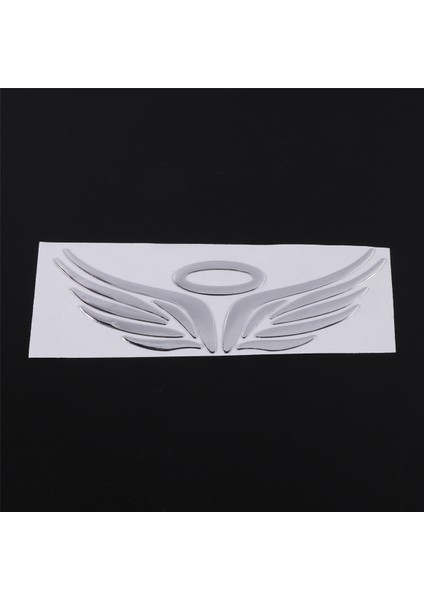 3x 3D Chrome Angel Wing Sticker Çıkartma Otomatik Araba Amblem Dekala Dekorasyon Renk Gümüş (Yurt Dışından) fiyatları
