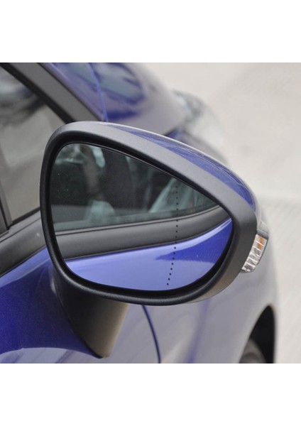 2x Araba Sağ Yan Kapı Rüzgar Dikizim Ayna Kapak Çerçevesi Ford Fiesta Mk7 2009-2017 (Yurt Dışından) fırsatları