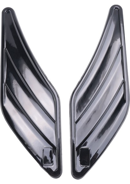 2pcs Abt Yan Köpekbalığı Solungaç Çıkartma Çıkartmaları Için Audi A5 S5 A4 B8 B6 A6 A3 R8 Tt -Audi Abt Fender Sticker, Siyah (Yurt Dışından) modelleri