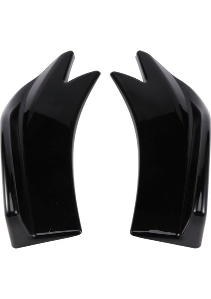 27CM Araba Arka Tampon Spoiler Kanardlar Yüzgeçler Anti-Çırpıcı Difüzör Dudak Sargısı Açısı Ayırıcı Koruyucu Koruma Evrensel (Yurt Dışından)