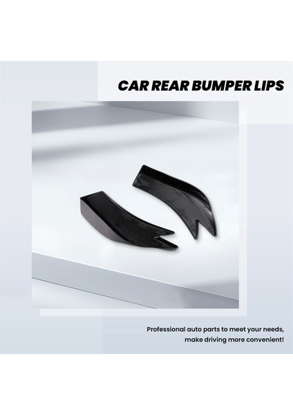 27CM Araba Arka Tampon Spoiler Kanardlar Yüzgeçler Anti-Çırpıcı Difüzör Dudak Sargısı Açısı Ayırıcı Koruyucu Koruma Evrensel (Yurt Dışından) modelleri