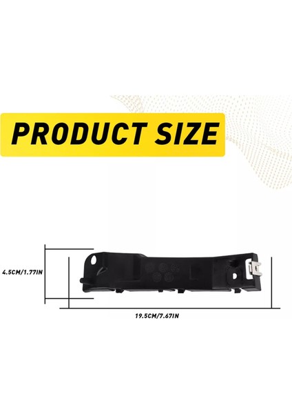 7T4Z-17E814-B, 7T4Z-17E814-ART Tampon Tesleci Destek Braketi Ford Edge 2007-2010 Için Sol ve Sağ Taraf (Yurt Dışından) modelleri