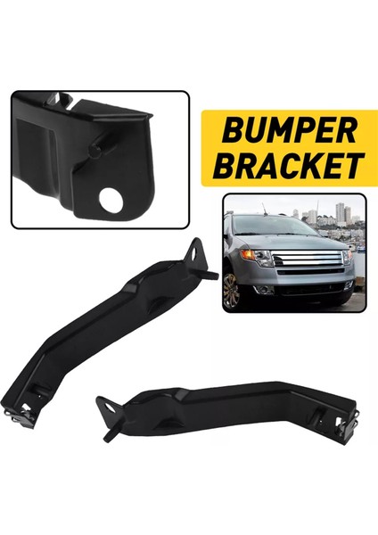 7T4Z-17E814-B, 7T4Z-17E814-ART Tampon Tesleci Destek Braketi Ford Edge 2007-2010 Için Sol ve Sağ Taraf (Yurt Dışından) fırsatları