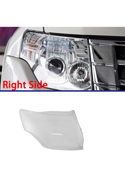 Mitsubishi Pajero Için V87 V93 V97 V97 V80 2007-2020 Ön Far Kapağı Lens Kabuk Laftası Şeffaf Kafa Maskeleri B (Yurt Dışından) modelleri