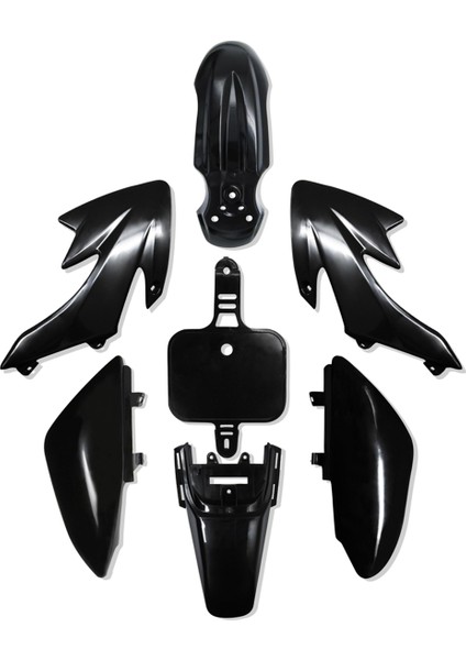CRF50 Plastik Kiti Çukur Bisiklet Parçaları Fairings Crf 50 Xr 50 Ssr 110 107 125 MX650 MX500 Piranha Baja Siyah (Yurt Dışından)