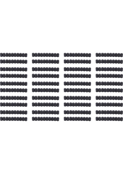 400PCS Plastik Bisiklet Bisiklet Valfi Toz Kapakları Araba Van Motosiklet Lastik Tüpleri Siyah (Yurt Dışından)