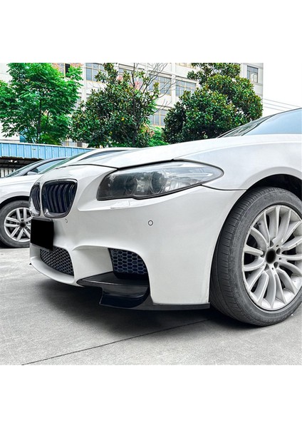 Bmw 5 Serisi Için M5 F10 2011-2017 Ön Tampon Dudak Açısı Difüzör Spluser Spoiler Koruyucusu Parlak Siyah (Yurt Dışından) indirimleri