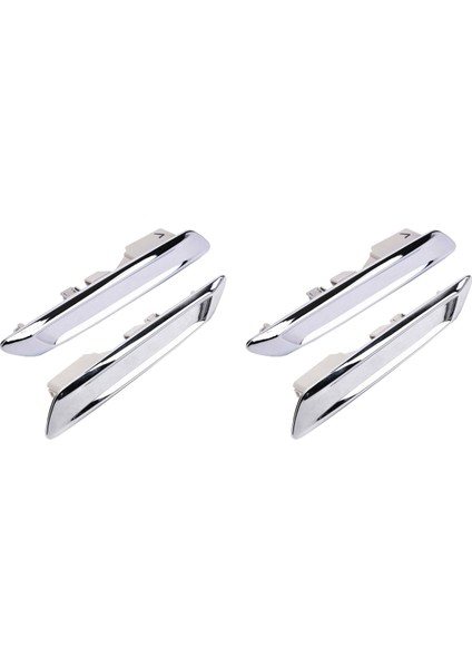 4x Araç Ön Sol ve Sağ Krom Çamurluk Trim Kalıp Bmw F10 F11 528I 535I 51137336645 51137336646 (Yurt Dışından)
