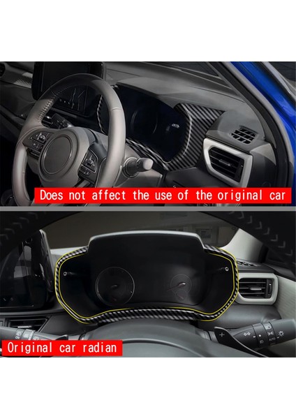Araba Enstrümanı Ekran Trim Çerçeve Enstrüman Iç Panel Suzukı Swıft 2024 2025 Rhd Siyah (Yurt Dışından) fiyatları