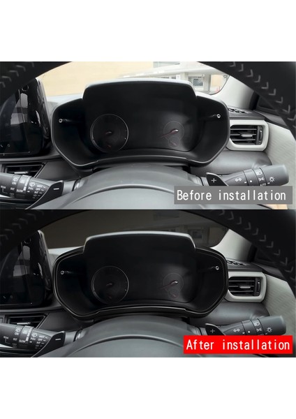 Araba Enstrümanı Ekran Trim Çerçeve Enstrüman Iç Panel Suzukı Swıft 2024 2025 Rhd Siyah (Yurt Dışından) fırsatları