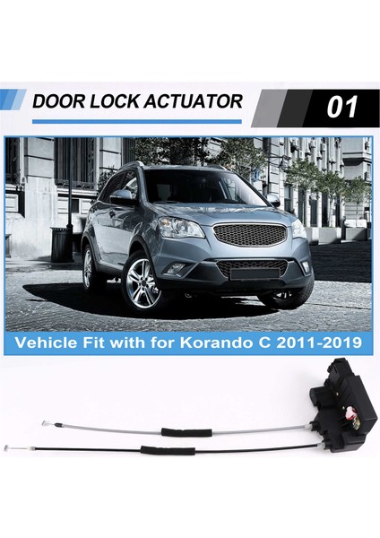 Araba Ön Sol Kapı Kilidi Aktüatörü 7121034021 Ssangyong Actyon Korando 2011-2019 Lhd (Yurt Dışından) fırsatları
