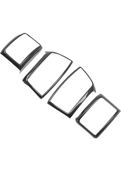 3x Karbon Fiber Merkezi Kontrol Gösterge Tablosu Hava Çıkışı Havalandırma Çerçevesi Ford Ranger / Everest 2015-2021 Aksesuarları Için (Yurt Dışından) fiyatları