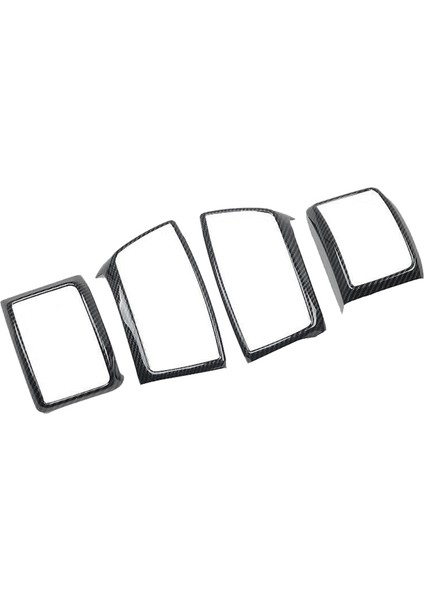 3x Karbon Fiber Merkezi Kontrol Gösterge Tablosu Hava Çıkışı Havalandırma Çerçevesi Ford Ranger / Everest 2015-2021 Aksesuarları Için (Yurt Dışından) modelleri