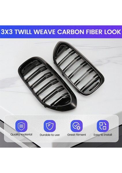 Bmw 5 Serisi G30 G38 2018 -2020 Için Araba Ön Böbrek Izgarası Karbon Fiber Izgara (Yurt Dışından) indirimleri