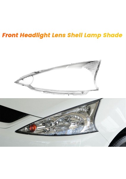 Mitsubishi Grandis Için 2004-2009 Ön Far Lens Kabuk Lambası Gölgesi Şeffaf Kafa Işık Lambası Maskeleri Toz Kapağı B (Yurt Dışından) modelleri