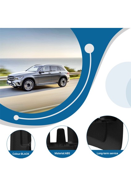 Araba Sürücüsü Arka Sağ Ray Iç Kapak Klipsleri A2539190700 Mercedes-Benz Glc X253 C253 GLC300 2016-2021 (Yurt Dışından) indirimleri