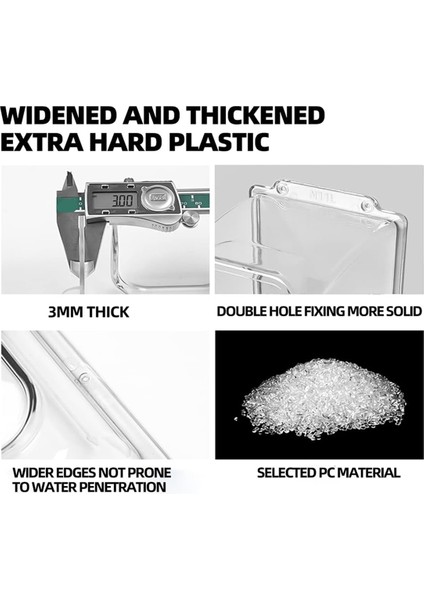 Pc Plastik Uzatma Kapı Zil Yağmur Kapağı, Şeffaf Kapı Zili Su Geçirmez Kapak Hava Durumu Geçirmez Koruyucu Kapı Zili Ek (Yurt Dışından) fiyatları