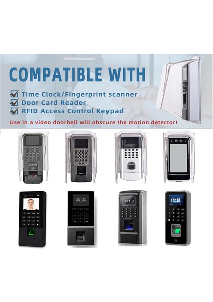 Pc Plastik Uzatma Kapı Zil Yağmur Kapağı, Şeffaf Kapı Zili Su Geçirmez Kapak Hava Durumu Geçirmez Koruyucu Kapı Zili Ek (Yurt Dışından) modelleri