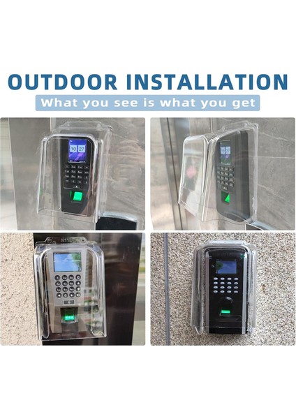 Pc Plastik Uzatma Kapı Zil Yağmur Kapağı, Şeffaf Kapı Zili Su Geçirmez Kapak Hava Durumu Geçirmez Koruyucu Kapı Zili Ek (Yurt Dışından) fırsatları