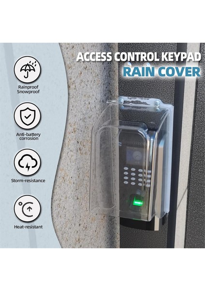 Pc Plastik Uzatma Kapı Zil Yağmur Kapağı, Şeffaf Kapı Zili Su Geçirmez Kapak Hava Durumu Geçirmez Koruyucu Kapı Zili Ek (Yurt Dışından) indirimleri