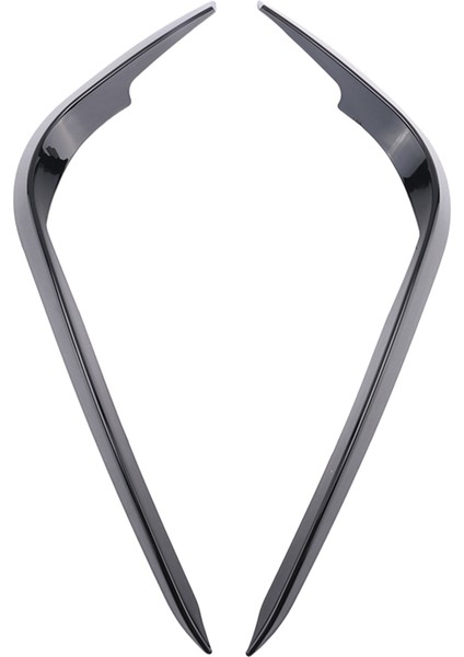 Araba Parlak Siyah Ön Tampon Ayırtıcı Spoiler Trim Fog Fog Fog Canard Bmw 3 Serisi E90 E91 Lcı M Sport 2009-2012 (Yurt Dışından) modelleri