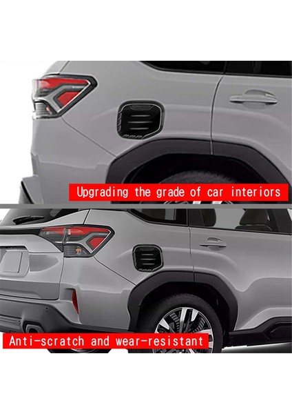 Subaru Forester 2025 Araç Dış Aksesuarları Için Araba Yakıt Deposu Kapak Trim Gaz Kapağı Dekorasyonu Parlak Siyah (Yurt Dışından) modelleri