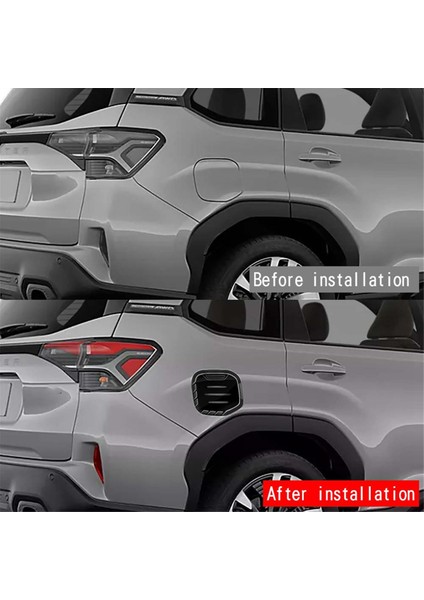 Subaru Forester 2025 Araç Dış Aksesuarları Için Araba Yakıt Deposu Kapak Trim Gaz Kapağı Dekorasyonu Parlak Siyah (Yurt Dışından) fırsatları