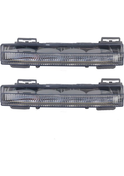 Mercedes Için 2x Benz W166 ML350 ML400 X204 GLK350 2012-2015 Araba Ön LED Gündüz Çalışma Işığı Drl Sis Lambası 2049065501 (Yurt Dışından)
