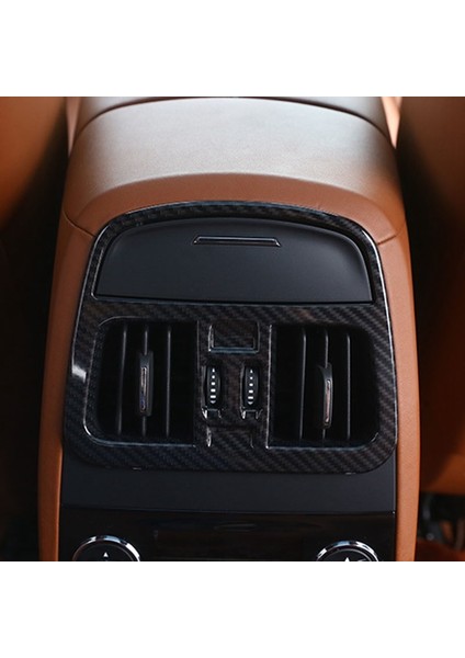 Maserati Levante Için Araba Iç Arka Hava Çıkış Havalandırma Çerçevesi Döşeme Kapağı 2017-2018 Karbon Fiber Tarzı Abs (Yurt Dışından) indirimleri