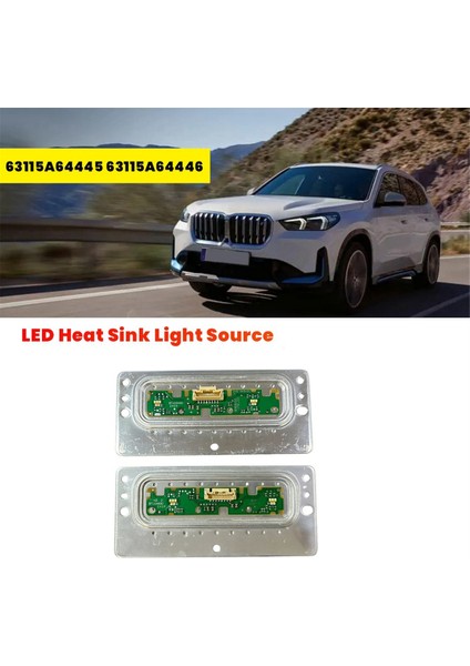 1paır LED Isı Lavabo Işık Kaynak Bmw X1 U11 Ix1 16I 18D 18I 20DX 2021-2023 63115A64445 63115A64446 (Yurt Dışından) modelleri