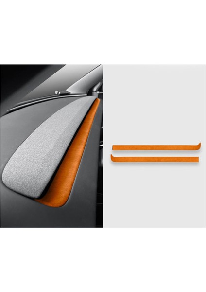 Tesla 2024 Için Model 3 Yayla Gösterge Tablosu Hava Hava Durumu Outlet Çerçeve Çıkartma Süet Panel Trim Araba Aksesuarları (Yurt Dışından) fiyatları