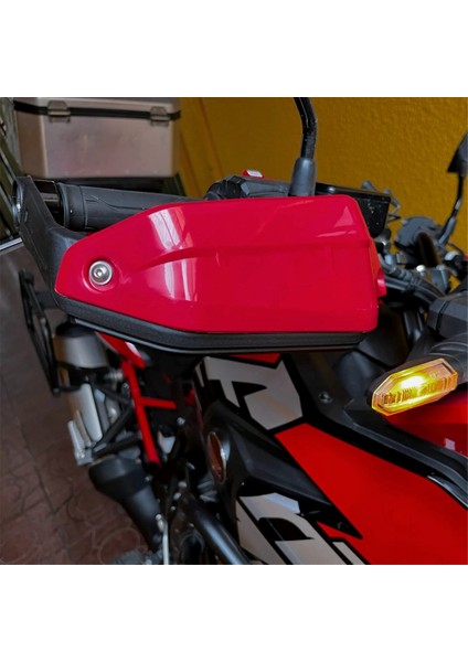Honda CRF1100L Için Afrika Ikiz 2020 2021 2022 Motosiklet Handguard Uzantıları El Kalkanı Koruyucu Kapak, Kırmızı (Yurt Dışından) indirimleri