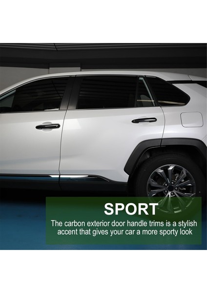 Toyota Highlander Için Akıllı Anahtar Delikleri ile Kapı Tutucu Kapak Döşeme L Le Xle Xse 2020-2023 Aksesuarlar Karbon Fiber (Yurt Dışından) fırsatları