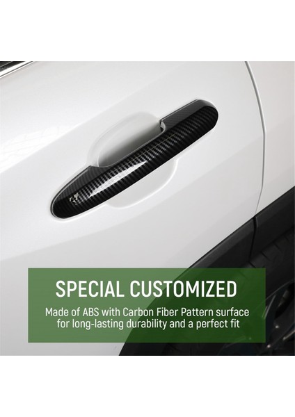 Toyota Highlander Için Akıllı Anahtar Delikleri ile Kapı Tutucu Kapak Döşeme L Le Xle Xse 2020-2023 Aksesuarlar Karbon Fiber (Yurt Dışından) indirimleri