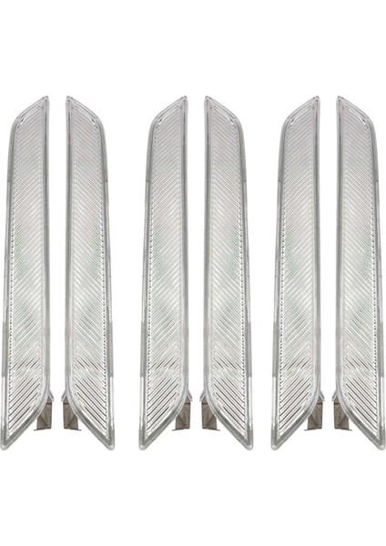 6pcs Euro Clear Lens Ön Tampon Yan Marker Bmw E71 X6 E70 X5M 2008-2014 Sidemarker Lambalarını Değiştir (Yurt Dışından)