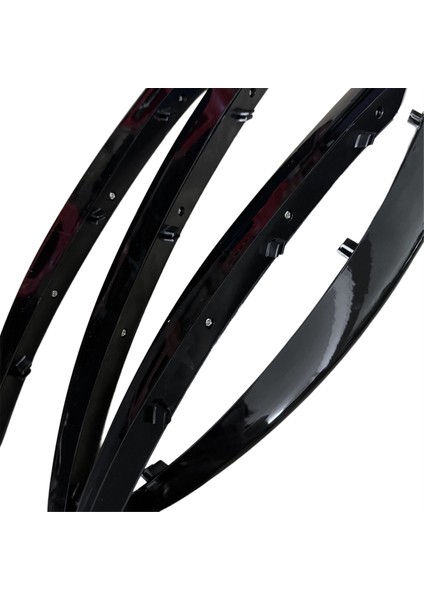 4pc Ön Tampon Dudak Ayırıcı Trim Şeritler Sis Farları Izgara Spoyleri Mercedes Benz C Sınıfı W205 2015-2019 C180 C200 A (Yurt Dışından)