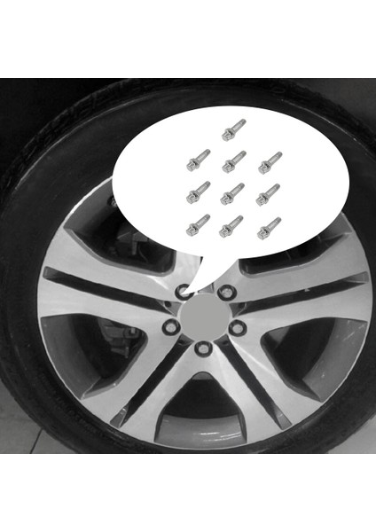 10PCS Tekerlek Pabuç Cıvataları Mercedes Için Fındık Benz W164 W166 X204 W221 C216 C cl E Gl ml S Sınıf A0009905407 (Yurt Dışından) fiyatları