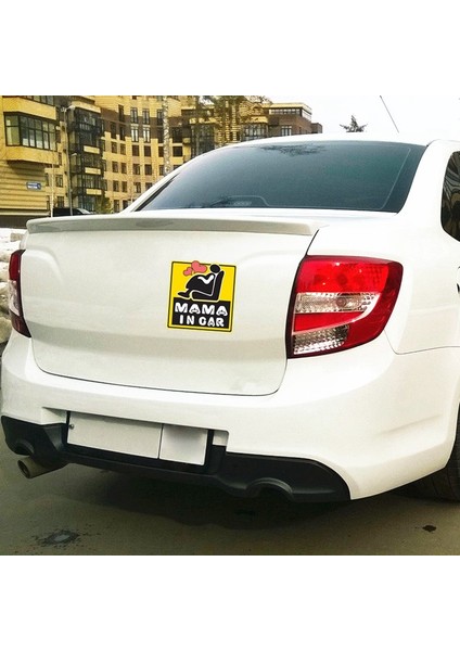 12X12CM Anne Arabada Hamile Araba Sticker Pvc Coloful Çıkartmaları Motosiklet Aksesuarları Çıkartma (Yurt Dışından) fırsatları