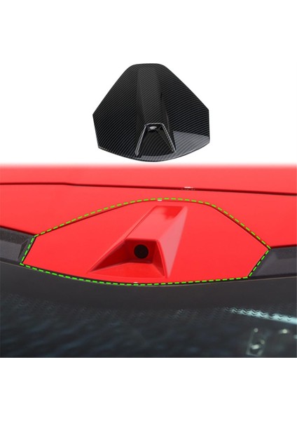 Chevrolet Corvette C8 Coupe 2020-2024 Karbon Fiber Abs Araç Çatı Arka Görünüm Kamera Kapak Trim Aksesuarları (Yurt Dışından) modelleri