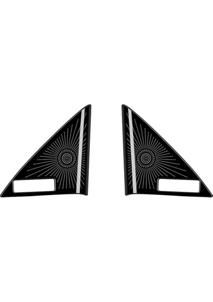 Araba Bir Sütun Ses Ses Hoparlörü Kapak Kapısı Hoparlör Kalıp Trim Mazda Cx-80 CX80 Aksesuarlar 2024 Siyah (Yurt Dışından)