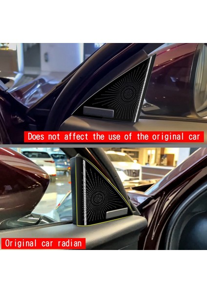 Araba Bir Sütun Ses Ses Hoparlörü Kapak Kapısı Hoparlör Kalıp Trim Mazda Cx-80 CX80 Aksesuarlar 2024 Siyah (Yurt Dışından) fırsatları